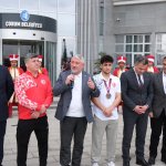 Avrupa Üçüncüsü Güreşçiye Coşkulu Karşılama