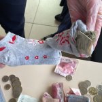 Dilenci, Çoraba Sakladığı Paralarla Yakalandı