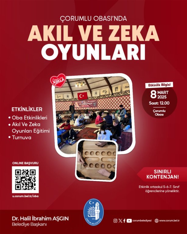 AKIL VE ZEKA OYUNLARI YARIŞMASI