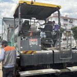 Bişkek Caddesi’ne 2 bin 200 ton asfalt