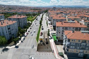 Bişkek Caddesi Yenileniyor