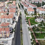 Bişkek Caddesi’ne 2 bin 200 ton asfalt