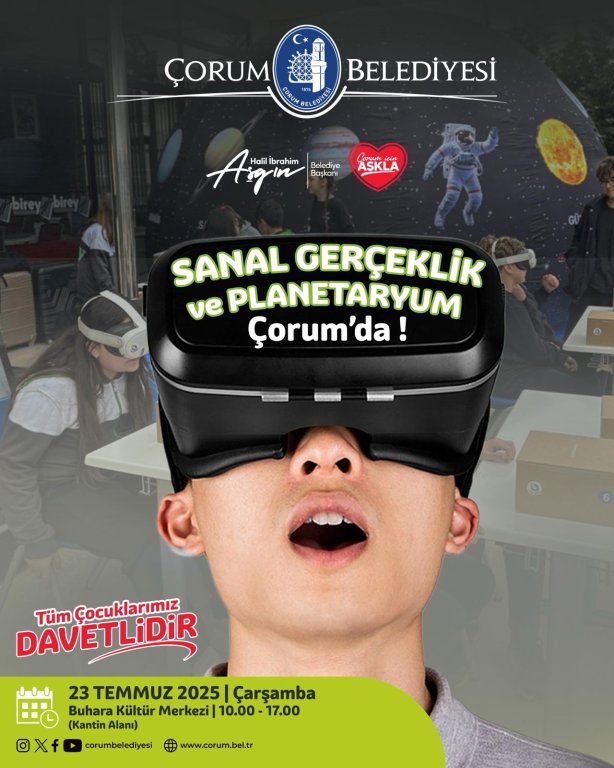 SANAL GERÇEKLİK ve PLANETARYUM Çorum'da !