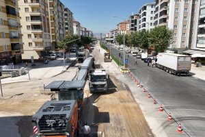 Şehrin ulaşımını rahatlatmak için çalışmalar sürüyor