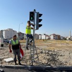 Özgürevler Kavşağına Sinyalizasyon Sistemi Kuruldu