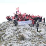 Kösedağ Zirvesine Cumhuriyet Yürüyüşü