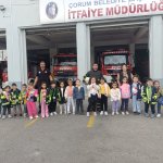 Minik Öğrencilerden İtfaiyecilere Ziyaret