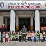 Minik Öğrencilerden İtfaiyecilere Ziyaret