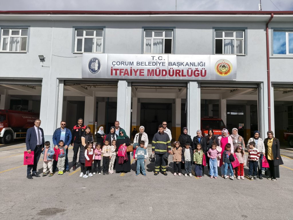 Minik Öğrencilerden İtfaiyecilere Ziyaret