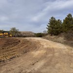 Çomar Barajı’nda yol genişletme çalışmaları sürüyor