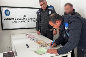 Dilenci, 9 bin 800 TL ile yakalandı