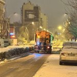 Belediye Ekiplerinden “Kar” Mesaisi 