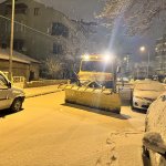 Belediye Ekiplerinden “Kar” Mesaisi 