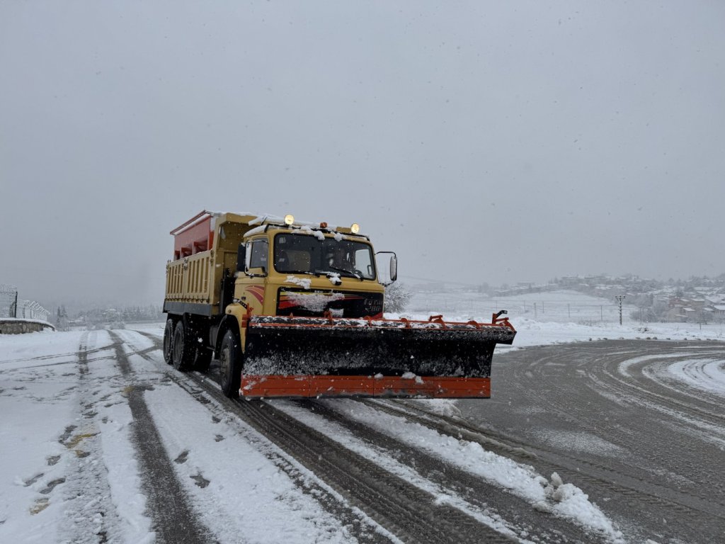 Çorum Belediyesi Karla Mücadeleye Hazır 