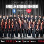 Çorum Belediyesi Gençlik Korosu’ndan Konser