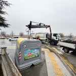 Çöp konteynerleri değişiyor