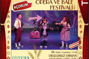 Çorum’da 2. Anadolu Opera ve Bale Festivali
