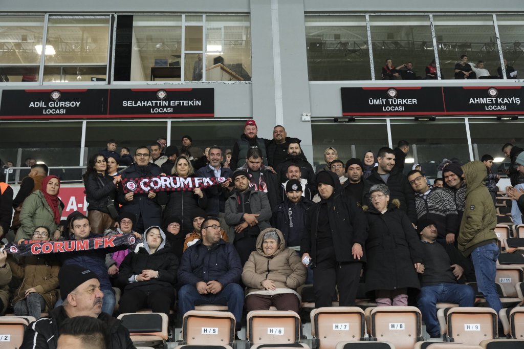 Özel Bireyler Çorum FK Maçı’ndaydı