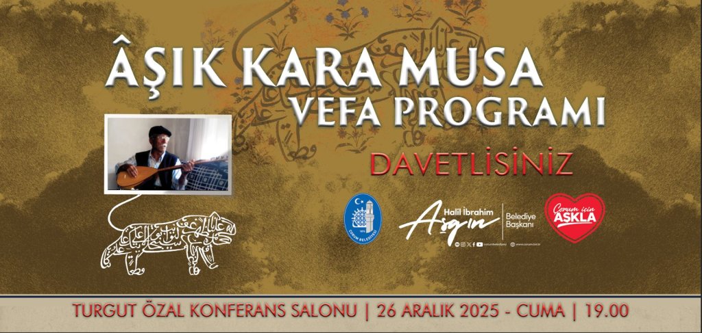 AŞIK KARA MUSA VEFA PROGRAMI