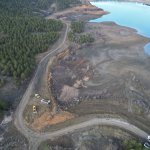 Çomar Barajı Çevresinde Yol Genişletme Çalışmaları Sürüyor