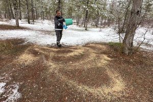 Çorum Belediyesi Soğuk Kış Günlerinde Yaban Hayvanlarını Unutmadı