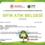 Çorum Belediyesi’ne “İl Sıfır Atık Belgesi”