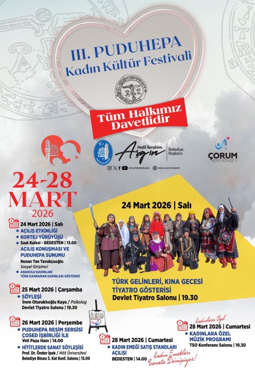 3. PUDUHEPA KADIN KÜLTÜR FESTİVALİ TİYATRO