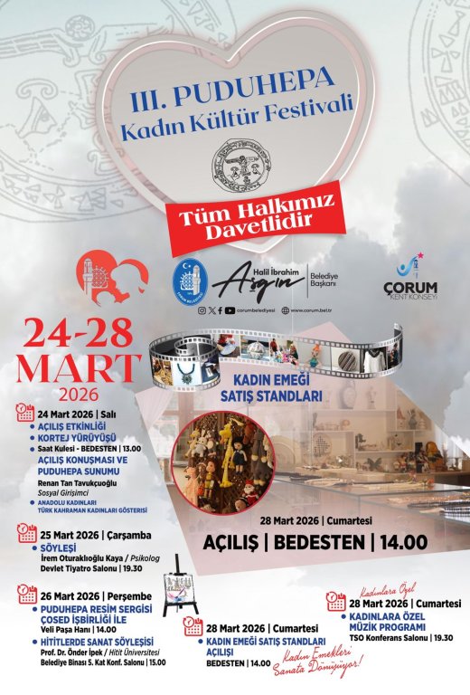3. PUDUHEPA KADIN KÜLTÜR FESTİVALİ KADIN EMEĞİ ÇARŞISI AÇILIŞI