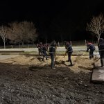 Belediyeden Gazi Caddesi’nde Gece Mesaisi