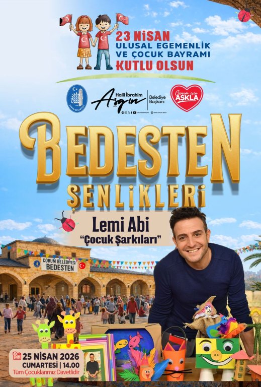 BEDESTEN ŞENLİKLERİ LEMİ ABİ ÇOCUK ŞARKILARI ETKİNLİĞİ