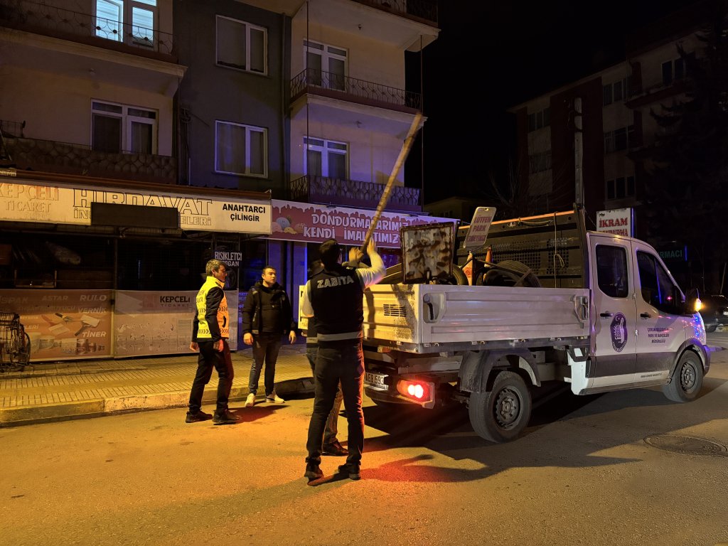 Zabıta Ekipleri’nden Gece Denetimi