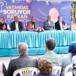 BAŞKAN AŞGIN PİRBABA PARKI’NDA VATANDAŞLARLA BULUŞTU