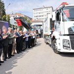 ÇORUM BELEDİYESİ 13 YENİ ARAÇ VE İŞ MAKİNESİNİ HİZMETE ALDI