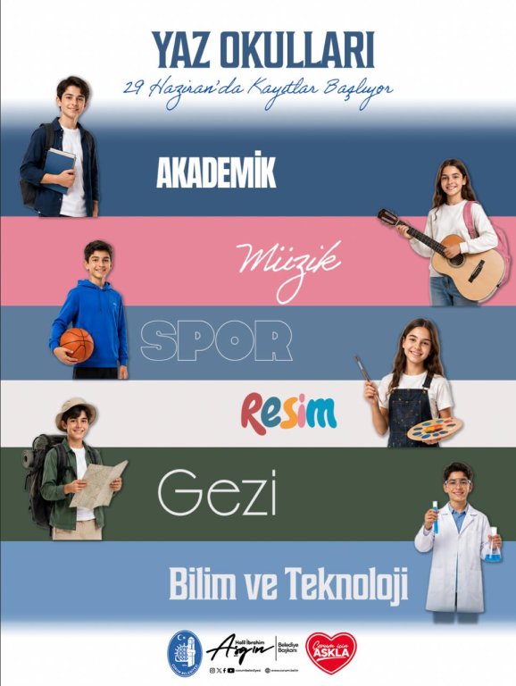 YAZ OKULLARI KAYITLARI BAŞLIYOR...
