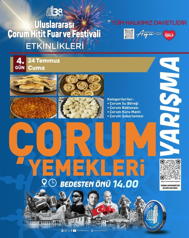 ÇORUM YEMEKLERİ YARIŞMASI